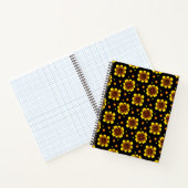Carnet Motif Fleur de Force Groovy 70s (Intérieur)