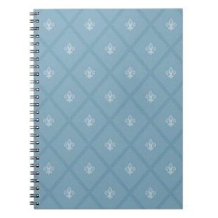 Carnet motif Fleur-De-lis
