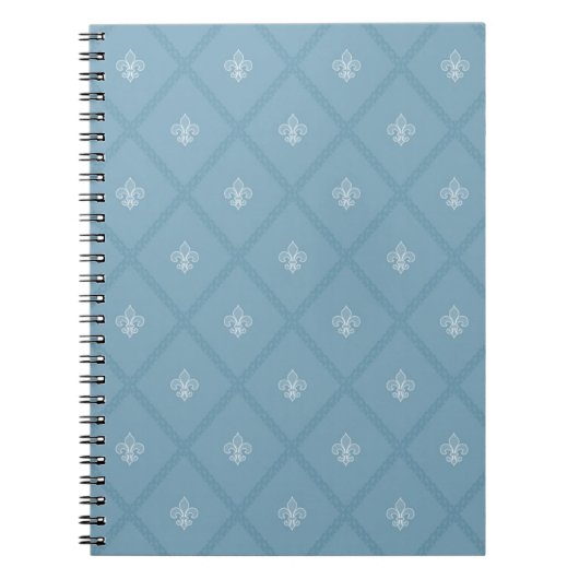 Carnet motif Fleur-De-lis (Devant)