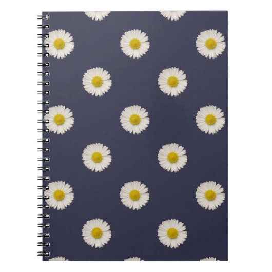 Carnet Motif Fleur de marguerite (Devant)