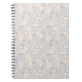 Carnet Motif fleur de myosotis (Devant)