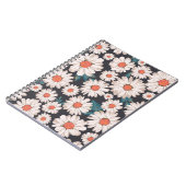 Carnet Motif Fleur Fleur Fleur Fleur Fleur Simples (Côté gauche)