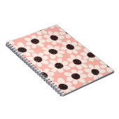 Carnet Motif Fleur Rose Cute (Côté Droit)