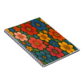 Carnet Motif Fleur sauvage transparent (Côté Droit)