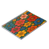 Carnet Motif Fleur sauvage transparent (Côté gauche)