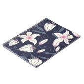 Carnet Motif Fleurs Vintage (Côté gauche)