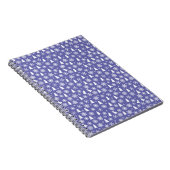 Carnet Motif Flocons de Neige et Pins (Côté Droit)
