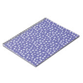 Carnet Motif Flocons de Neige et Pins (Côté gauche)