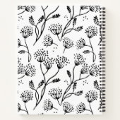 Carnet Motif floral (Dos)