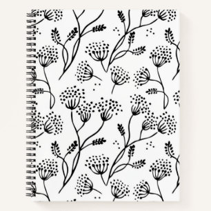 Carnet Motif floral