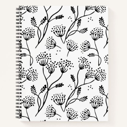 Carnet Motif floral (Devant)