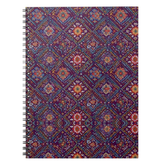 Carnet Motif floral (Devant)