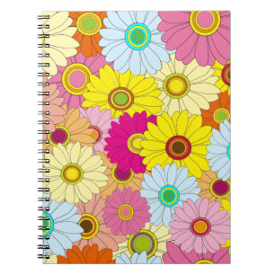 Carnet motif floral