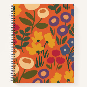 Carnet Motif floral