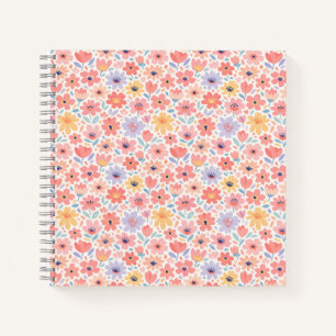 Carnet Motif floral abstrait moderne