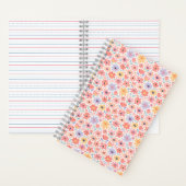 Carnet Motif floral abstrait moderne (À l'intérieur)
