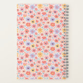Carnet Motif floral abstrait moderne (Verso)