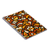 Carnet Motif Floral d'Automne (Côté Droit)