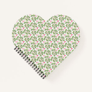 Carnet Motif floral de branche de fleur à l'aquarelle