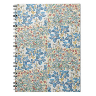 Carnet Motif floral de géranium sauvage Art nouveau vinta