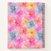 Carnet Motif floral de l'aquarelle rétro (Dos)