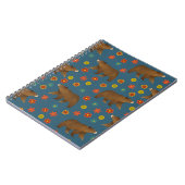 Carnet Motif floral de l'ours (Côté gauche)