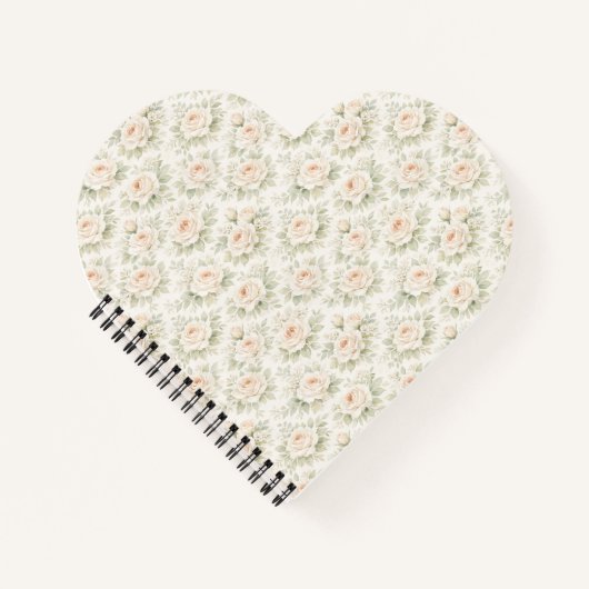 Carnet Motif floral de mariage (Devant)