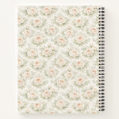 Carnet Motif floral de mariage (Dos)