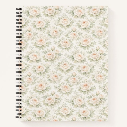 Carnet Motif floral de mariage (Devant)