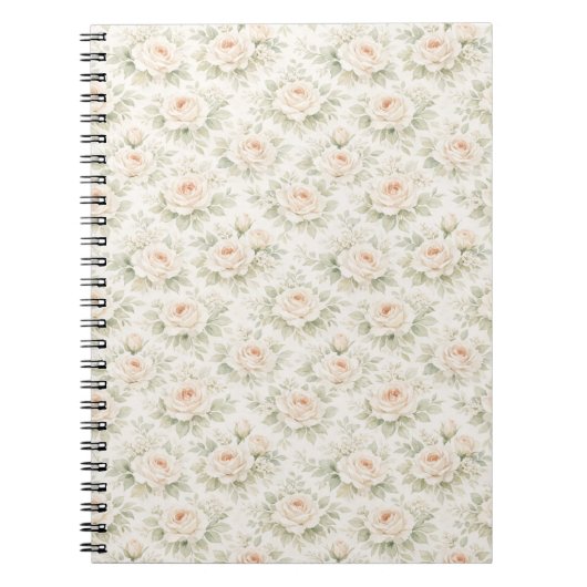 Carnet Motif floral de mariage (Devant)