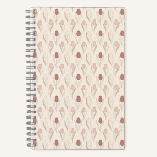 Carnet Motif floral de tulipe moderne