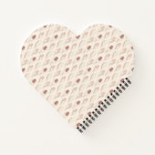 Carnet Motif floral de tulipe moderne (Dos)