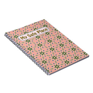 Carnet « Motif floral géométrique doux Guérison et plei