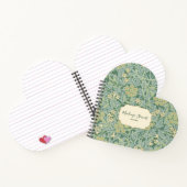 Carnet Motif floral jasmin vert (Intérieur)