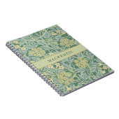 Carnet Motif floral jasmin vert (Côté Droit)