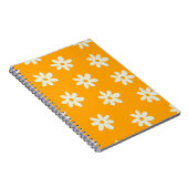Carnet Motif floral jaune rétro simple (Côté Droit)