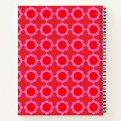 Carnet Motif Floral moderne du milieu du siècle Monogramm (Dos)