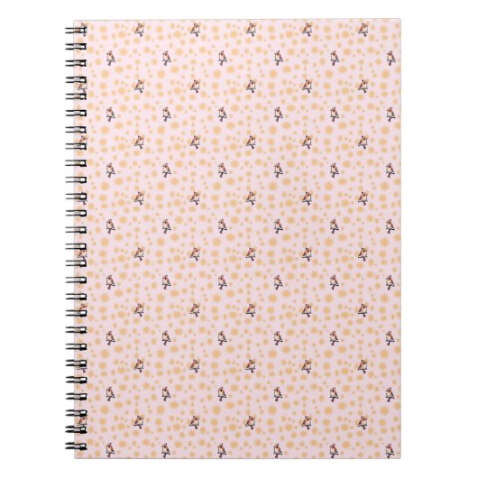 Carnet Motif floral oiseaux (Devant)