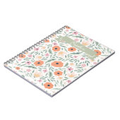 Carnet Motif floral Pastel Spring (Côté gauche)