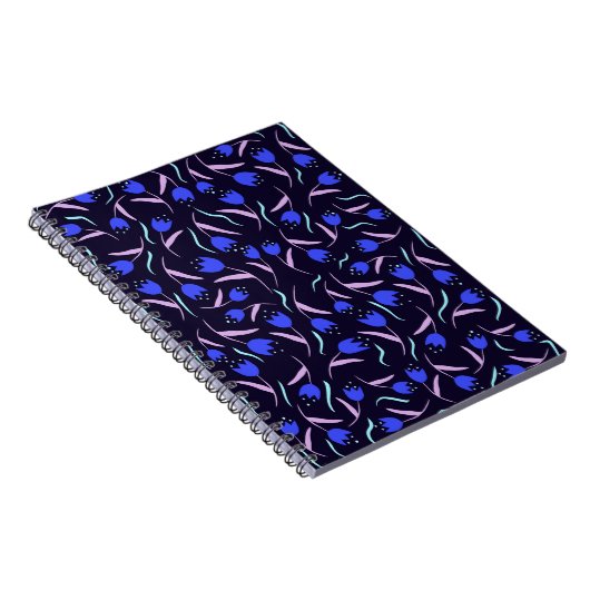 Carnet Motif floral printanier (Côté Droit)