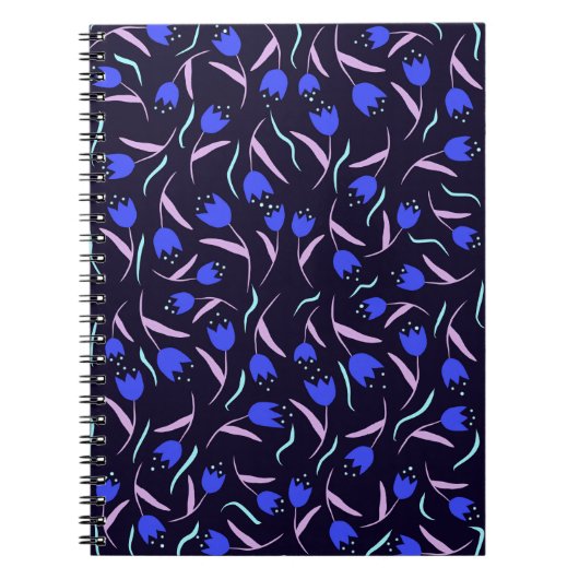 Carnet Motif floral printanier (Devant)