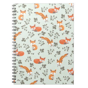 Carnet Motif floral rusé