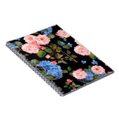 Carnet Motif floral sans couture dans le style victorien. (Côté Droit)