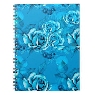 Carnet Motif Floral sans soudure. Éléments aquarelle. Mod