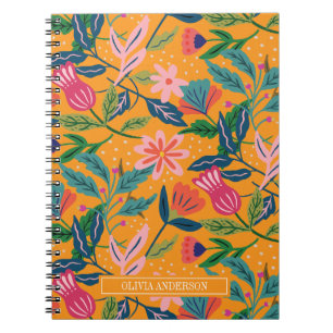 Carnet Motif floral tropical moderne