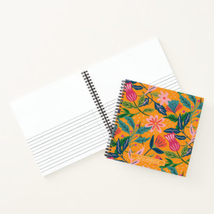 Carnet Motif floral tropical moderne