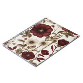 Carnet Motif floral vintage (Côté gauche)