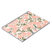 Carnet Motif floral vintage et tendance. Nb (Côté gauche)