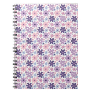 Carnet Motif floral Y2K
