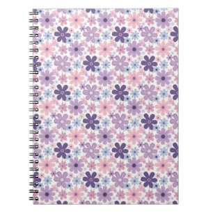 Carnet Motif floral Y2K